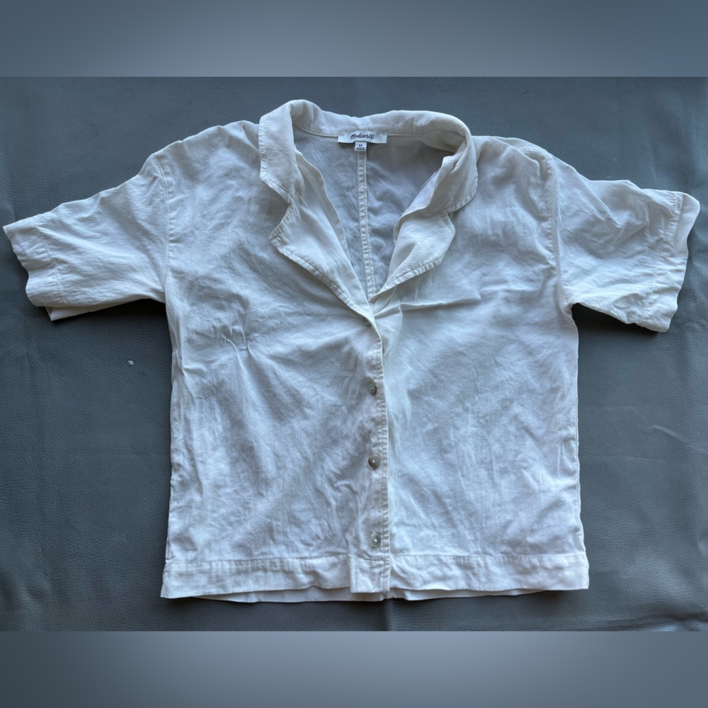 Madewell Crop Camp shirt